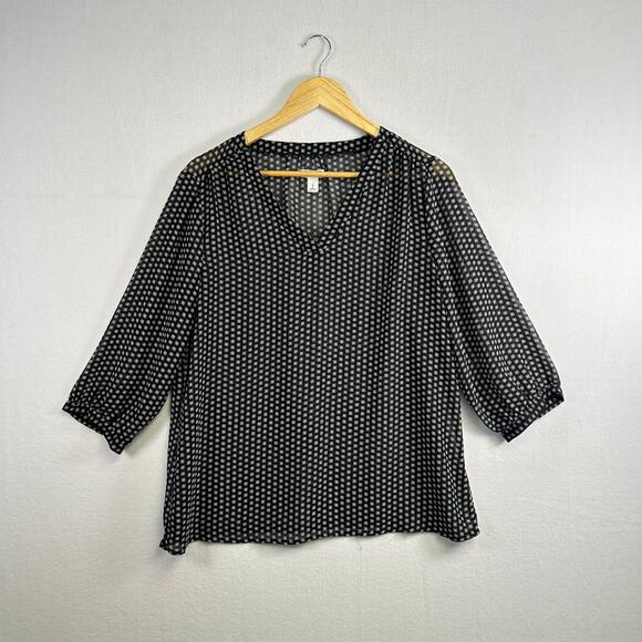 Casual Chic Women's Dress Top Lot: Old Navy & ANA - Size L, Career & Business - Picture 8 of 12